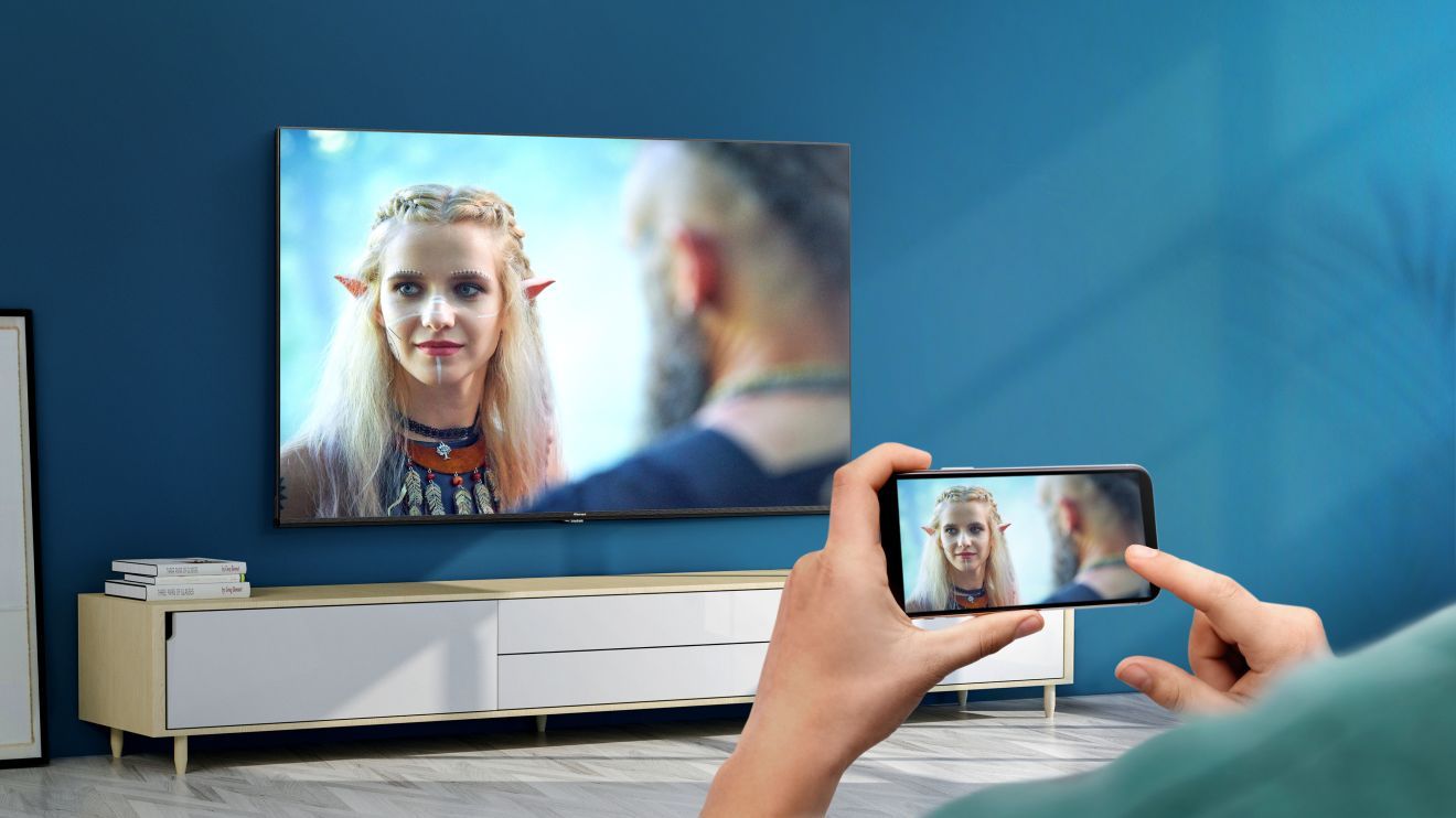 Hisense tv Podziel się z telewizorem