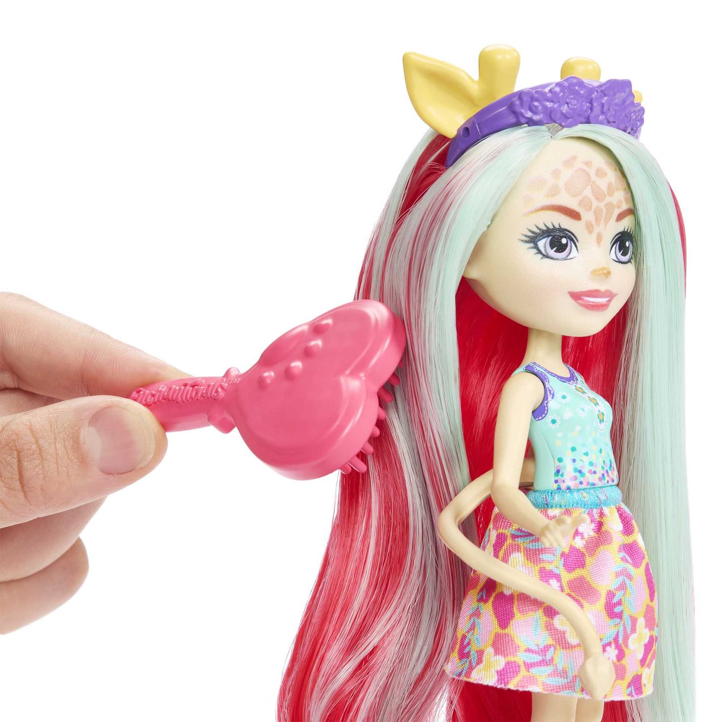 Enchantimals Zebra Lalka Deluxe Zestaw z małą 1
