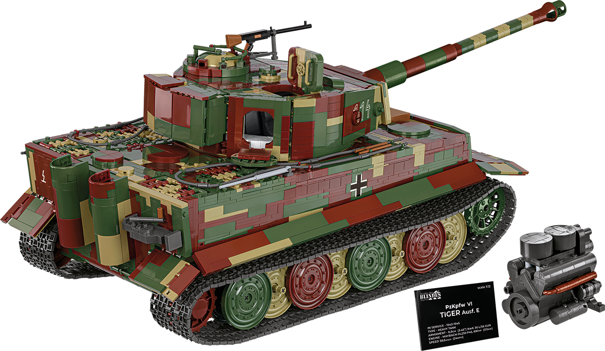 COBI PzKpfw VI Tiger Ausf. E Executive Edition tyłem