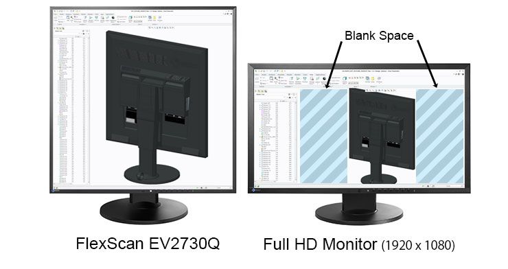 Eizo FlexScan EV2730Q pulpit 1920 x 1920