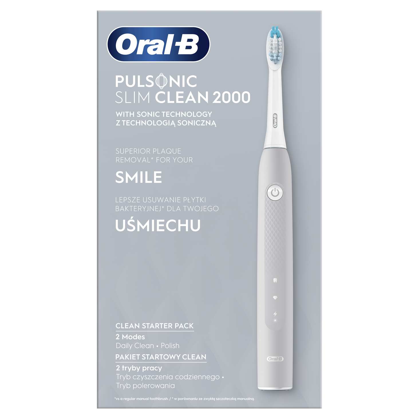 Oral-B Pulsonic Slim Clean 2000 szary zdj produktu 3