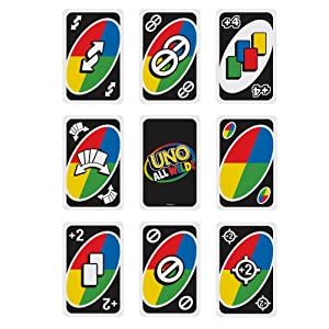 Mattel Uno All Wild Dzikie karty HHL3 3