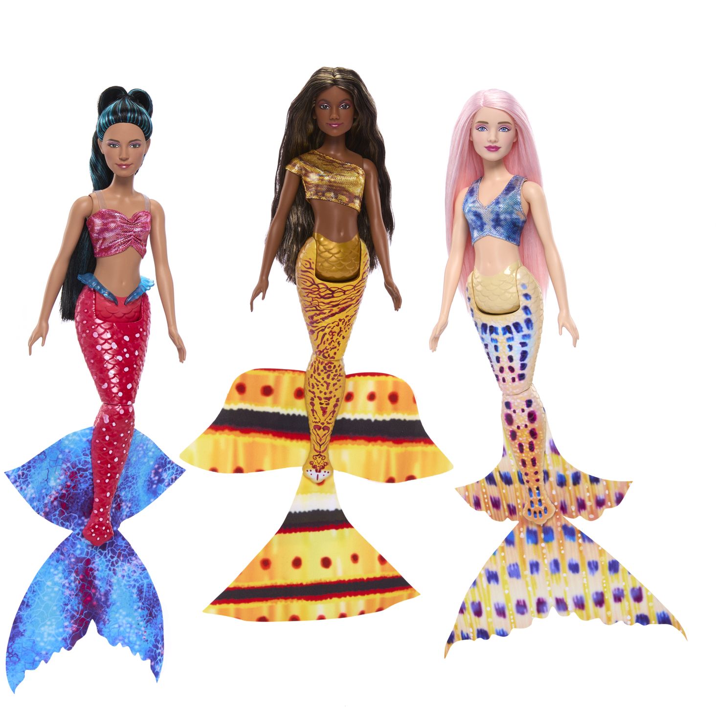 Mattel Mała syrenka zestaw 7 lalek 2