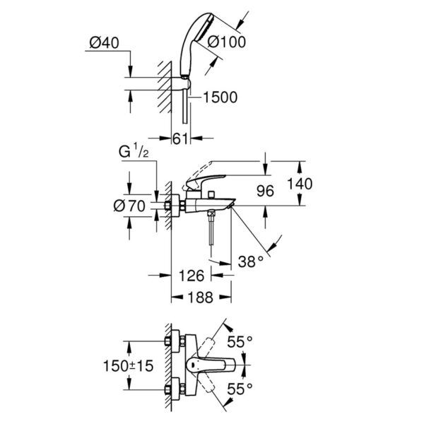 GROHE Eurosmart 33302003