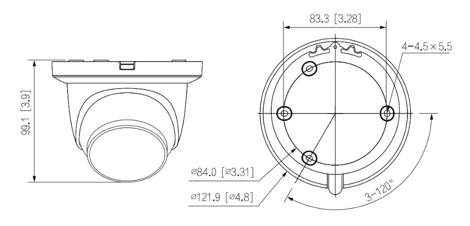Dahua Wymiary/rysunek techniczny