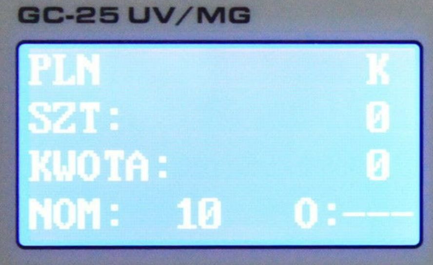 Glover GC-25 UV / MG liczarka banknotów