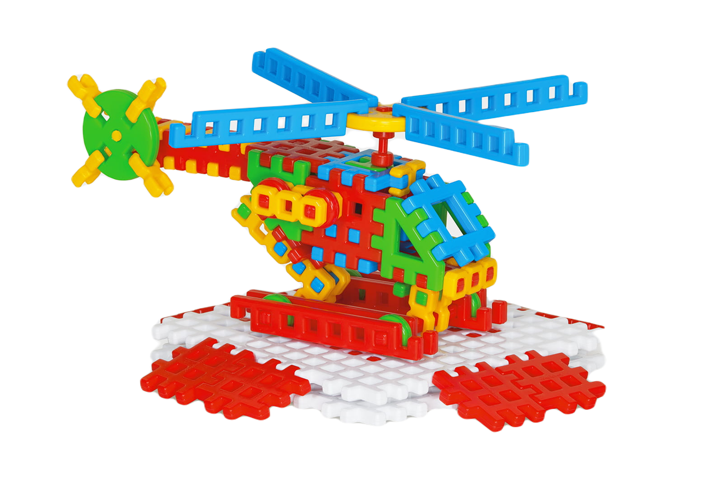 Marioinex Klocki Waflowe Helikopter 901830_1