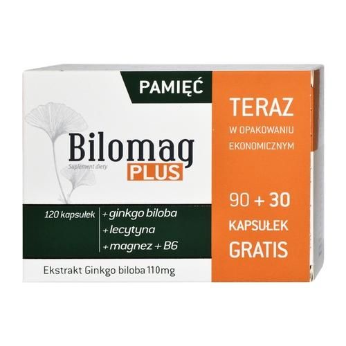 Bilomag Plus, 90 + 30 kapsułek