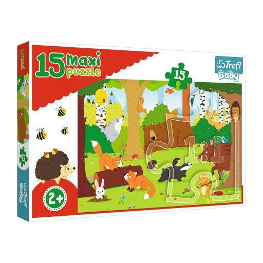 Trefl Puzzle 15el Maxi Zwierzęta W Lesie 14276 Ceny i opinie Ceneo pl