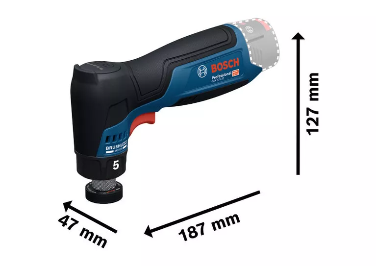 Bosch GEX 12V-32 Professional wymiary