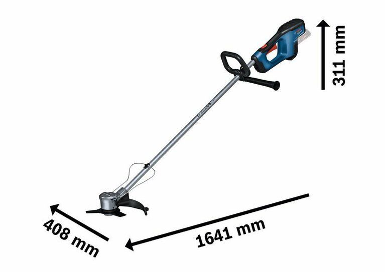 Bosch GFR 18V-23 Professional wymiary