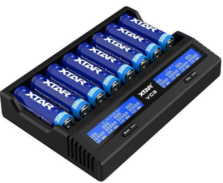 Ładowarka akumulatorków Xtar VC8 8 kanałów