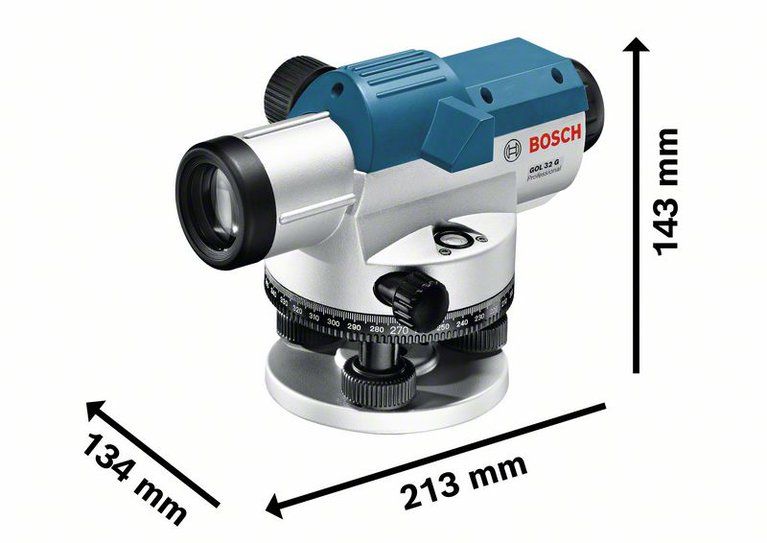 Bosch GOL 32 G Professional wymiary