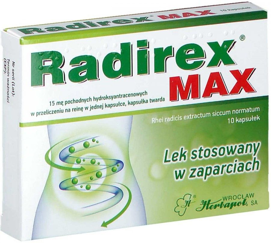 Radirex Max 0,375g 10 kaps. - 1