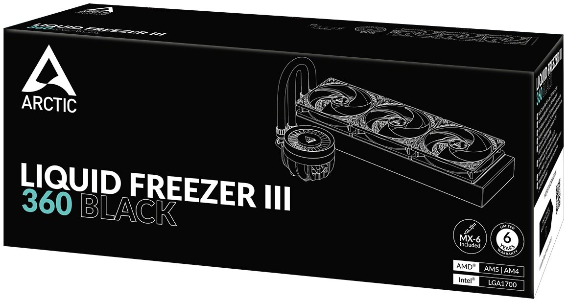 Chłodzenie wodne ARCTIC Liquid Freezer III 360 Czarny 3