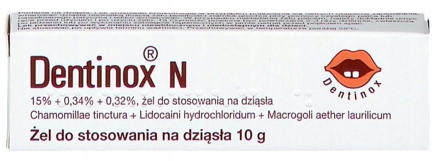Dentinox N żel 10g - 3