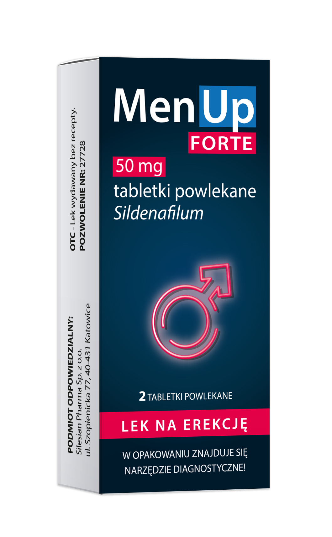 MenUp, 50 mg, tabletki powlekane 4 sztuki