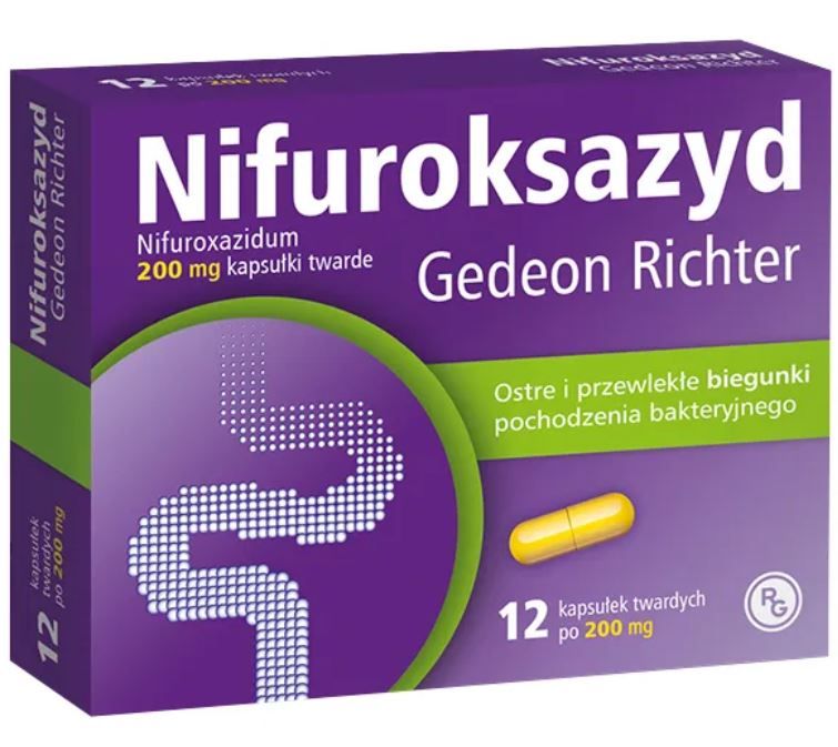 Nifuroksazyd Richter 200mg