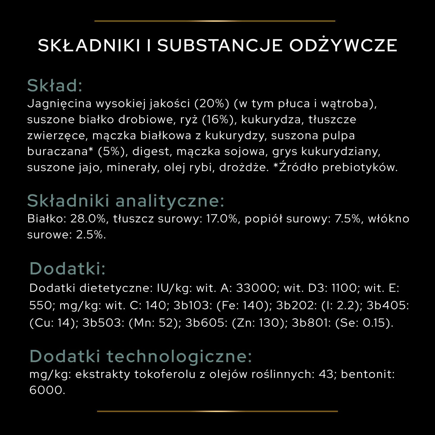 Pro Plan Small & Mini Adult Opti skład
