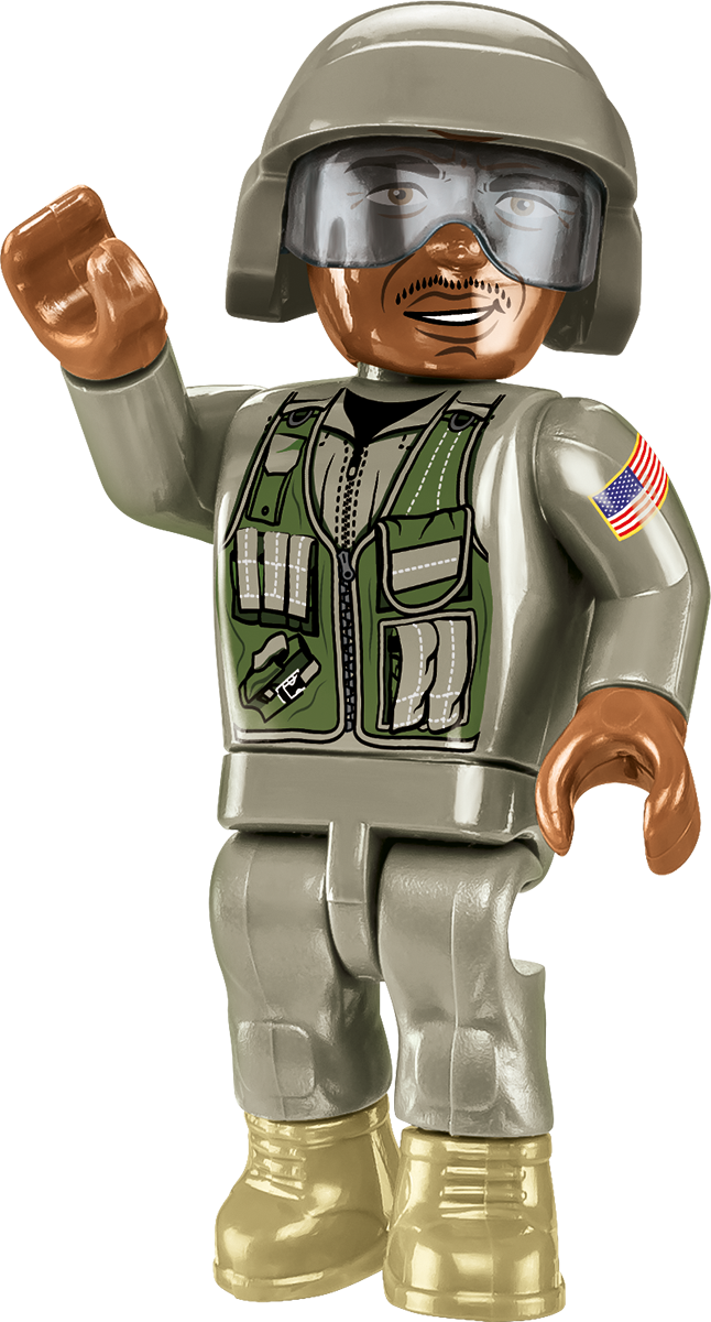 COBI Sikorsky UH-60 Black Hawk figurka żołnierza