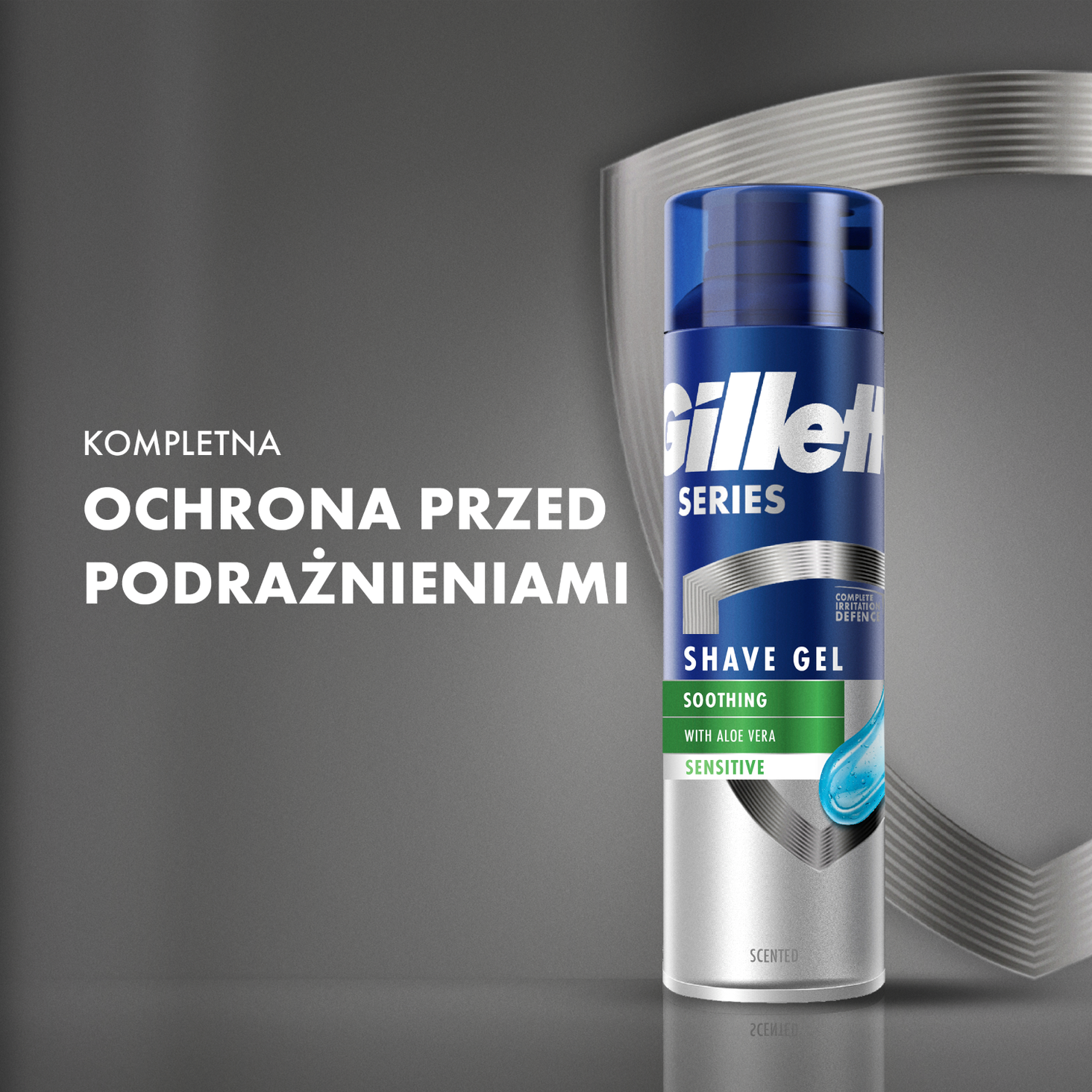 Gillette Żel Do Golenia Z Aloesem 200ml zdj produktu 2