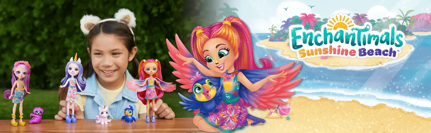 Enchantimals Lalka Tukan + zwierzątko 4