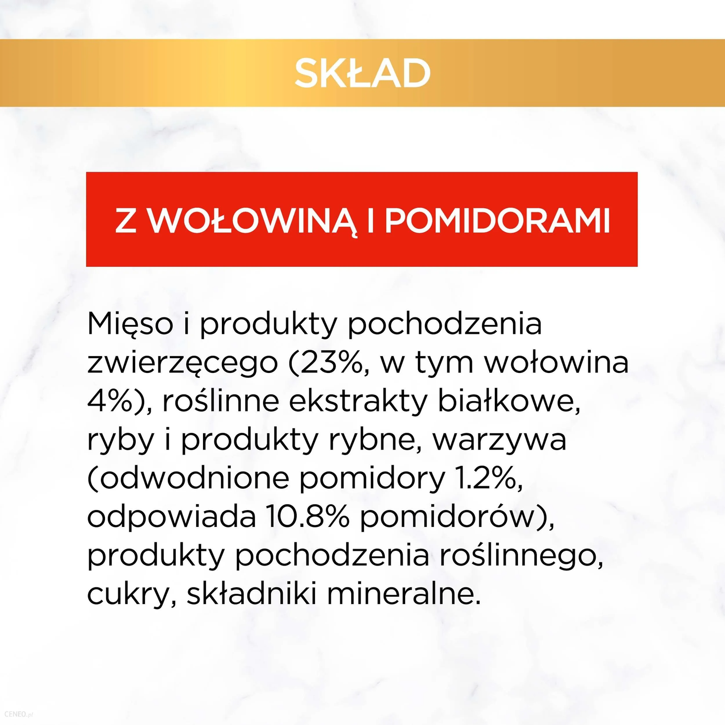 GOURMET GOLD Savoury Cake z Wołowiną sklad