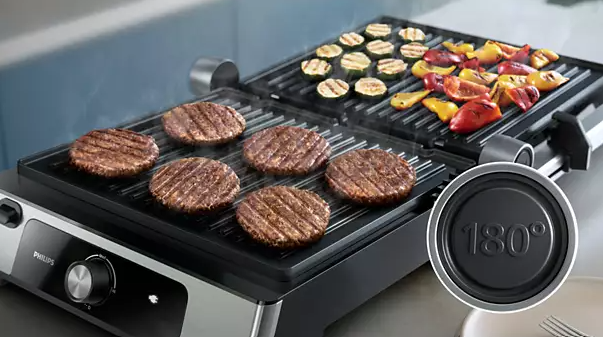 PHILIPS Grill kontaktowy HD6301/90 - 11