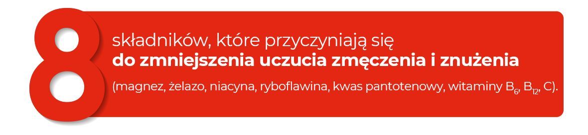 8 składników na zmniejszenie zmęczenia i znużenia