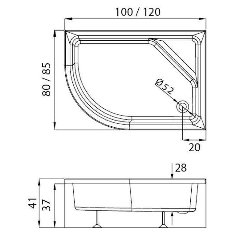 New Trendy 100x80 New Maxima O-0151 - 2