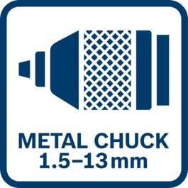 Beznarzędziowy uchwyt metalowy 1,5–13 mm