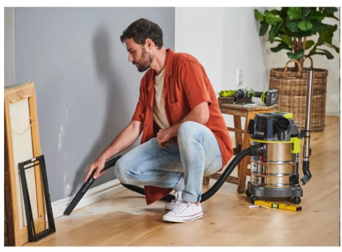 RYOBI R18WDV-0 Zalety odkurzacza