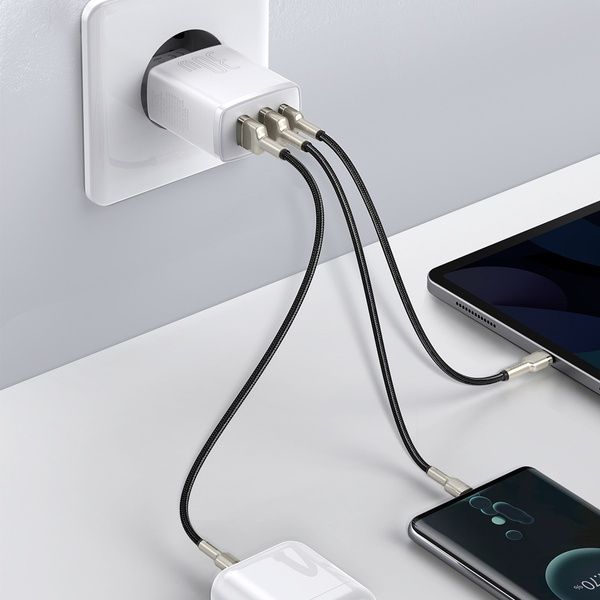 Baseus Compact Quick Charger 2xUSB USB-C PD 3A 30W - 2