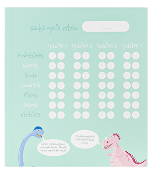 Seysso Kids Dinosuar - Kalendarz mycia zębów
