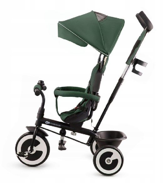 Kinderkraft Aston Rowerek Trójkołowy Mystic-Green -2