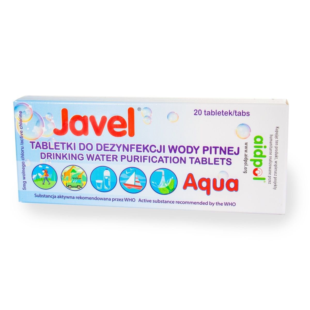 Javel Tabletki Aqua Do Uzdatniania Wody
