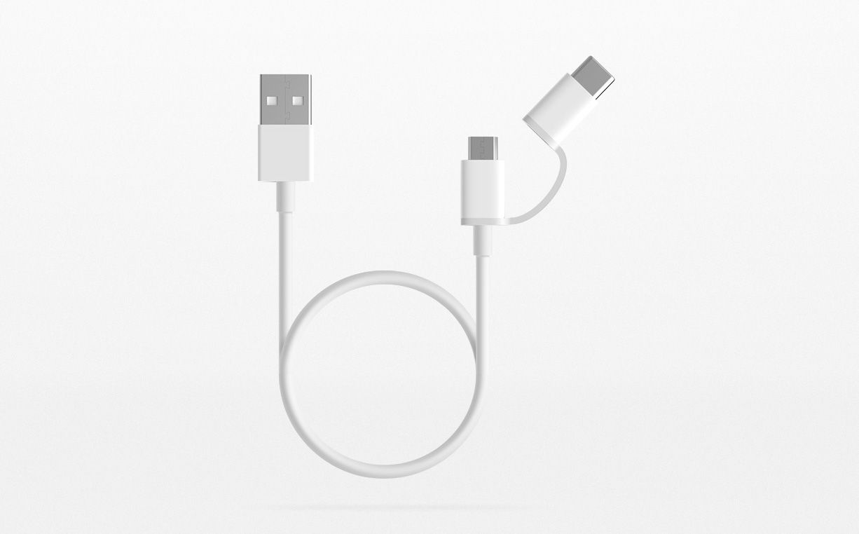 Xiaomi Mi 2-in-1 USB Kabel Micro USB + USB Type-C
