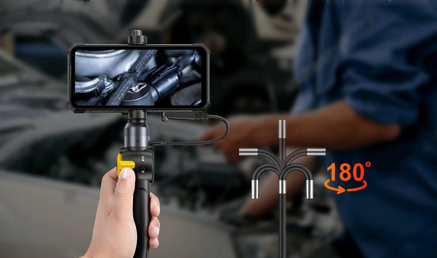 Ulefone E03 endoskop 180°