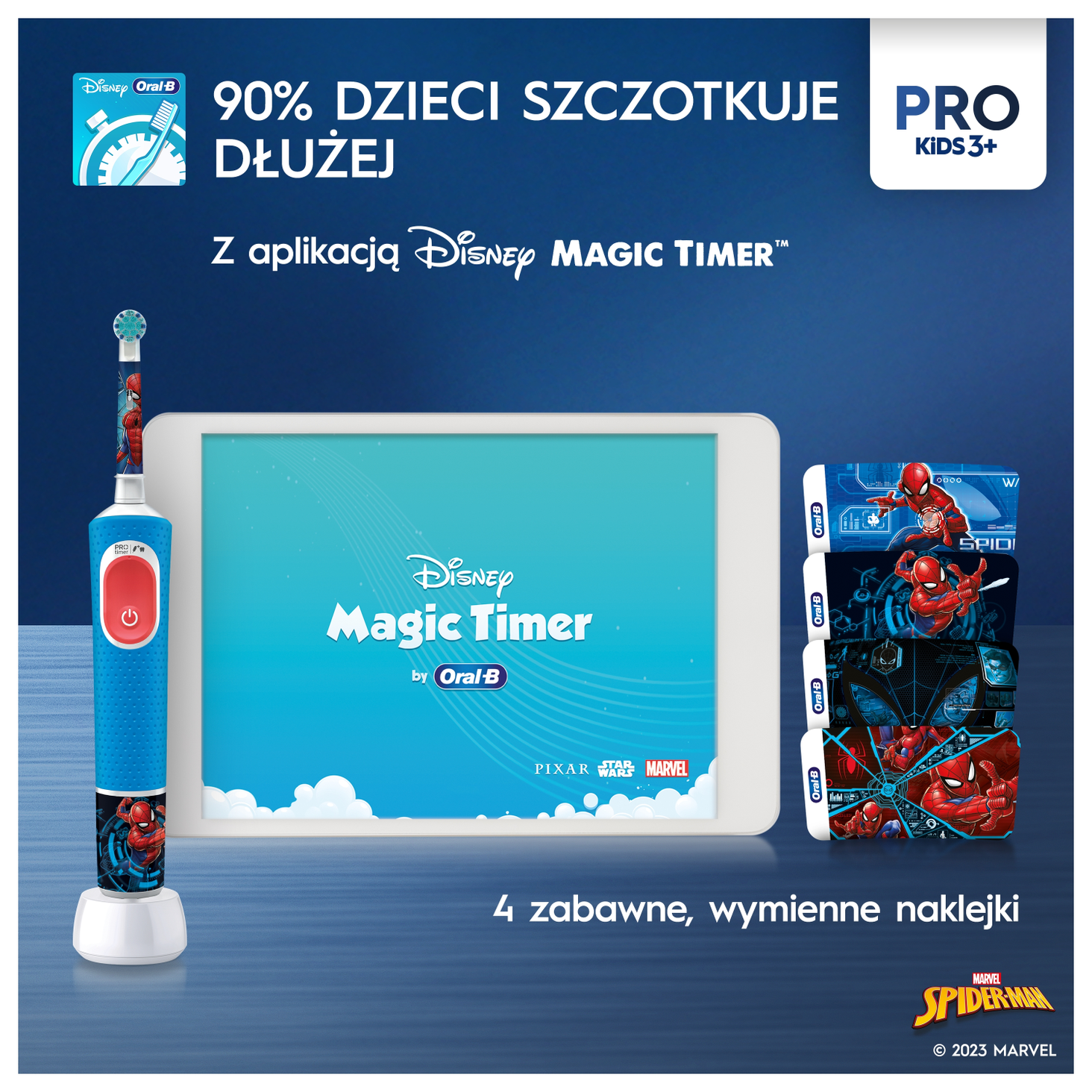 Oral-B Pro Kids Spider-Man zdj produktu 5
