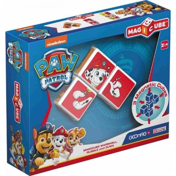 Geomag Magicube Paw Patrol Marshall Rubble i Zuma