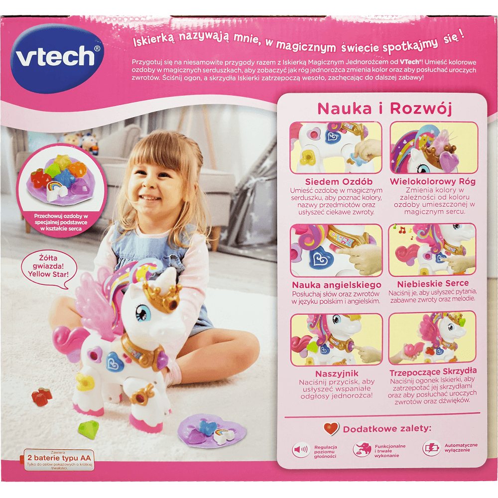 Vtech Iskierka Magiczny Jednorożec 61239 - 2