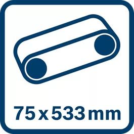 Taśma szlifierska 75 x 533