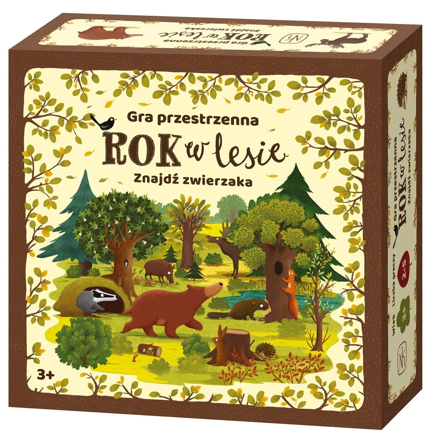 Nasza Księgarnia Rok w lesie Znajdź Zwierzaka - 1