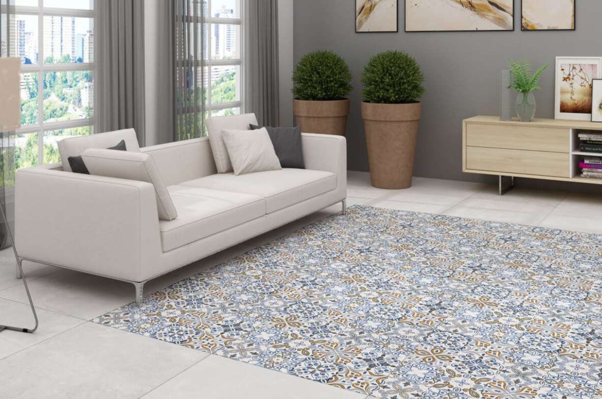 Netto Gres Tua Patchwork Dark Mat 60X60