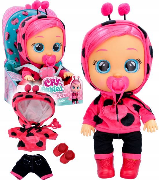 Cry Babies Lalka Bobas Dressy Lady 30Cm