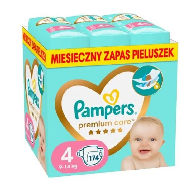 Pampers Premium Care 4, 9-14 174szt.