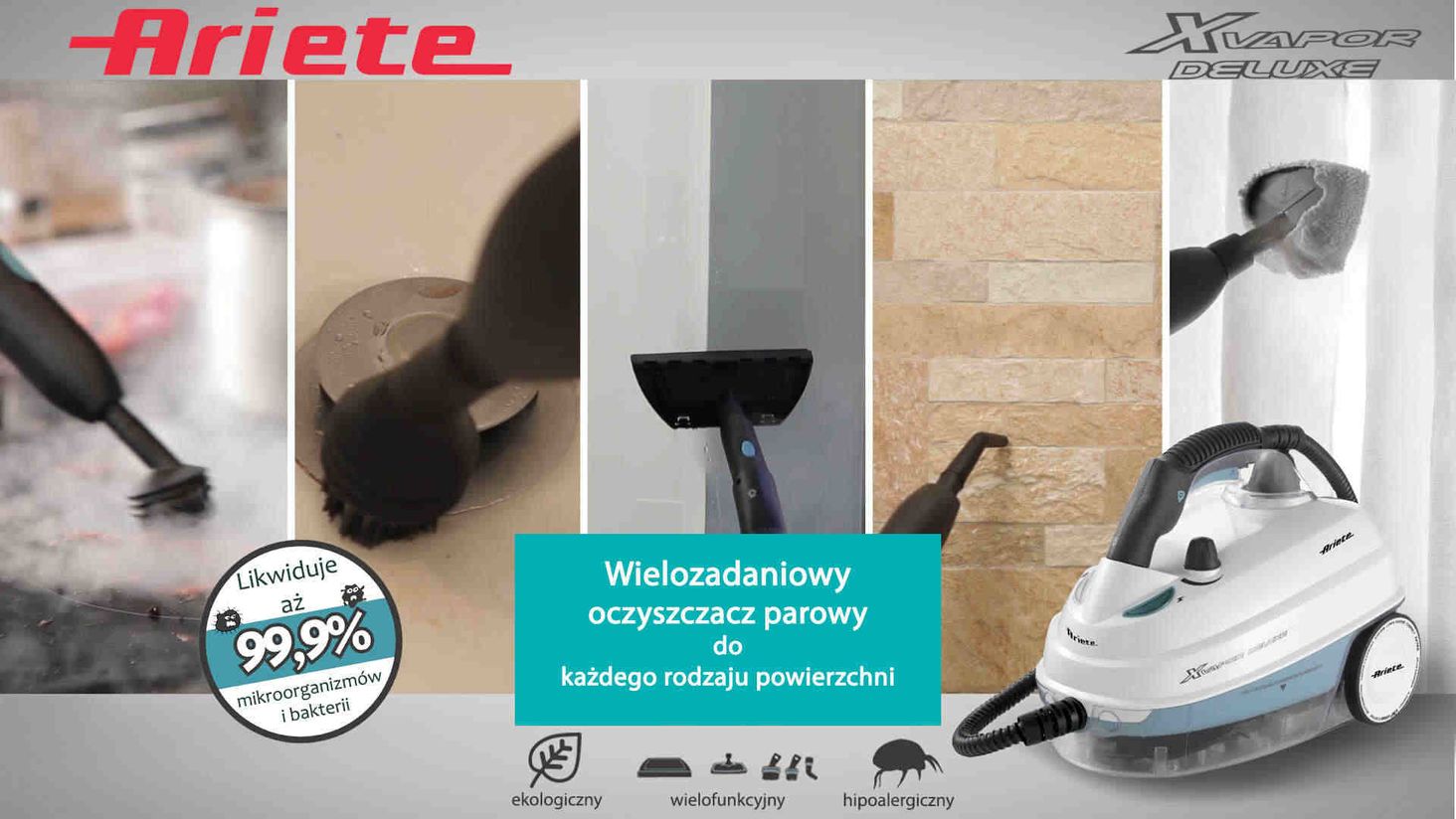 Ariete Xvapor Deluxe 4146 - zdjęcie 2