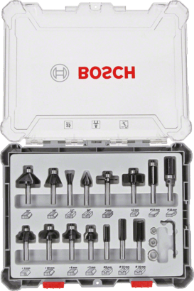 Bosch Mieszany zestaw frezów - 1