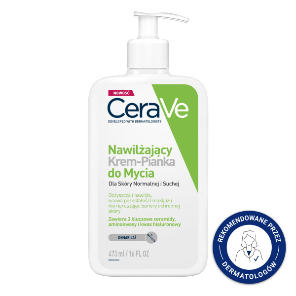 CeraVe Nawilżający krem-pianka do mycia 473ml