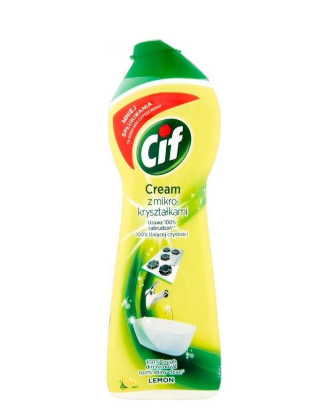 Cif Cream Lemon Z Mikrokryształkami Mleczko 780g
